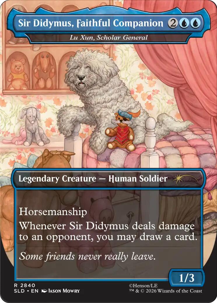 Sir Didymus, Rider of Ambrosius - Lu Xun, Scholar General [Secret Lair Drop Series] | Lots Moore NSW