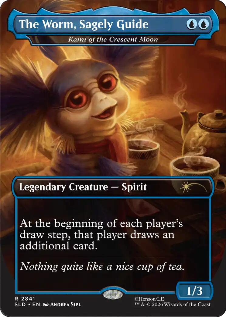 The Worm, Sagely Guide - Kami of the Crescent Moon [Secret Lair Drop Series] | Lots Moore NSW