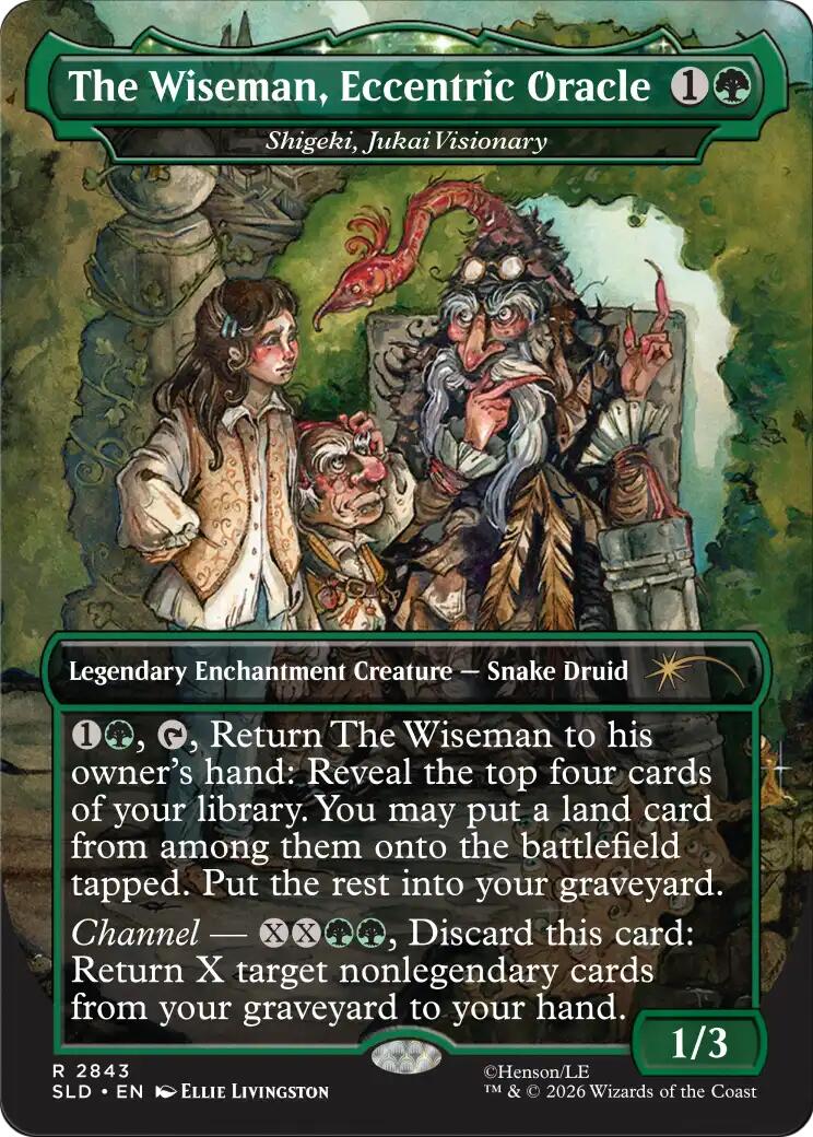 The Wiseman, Eccentric Oracle - Shigeki, Jukai Visionary [Secret Lair Drop Series] | Lots Moore NSW