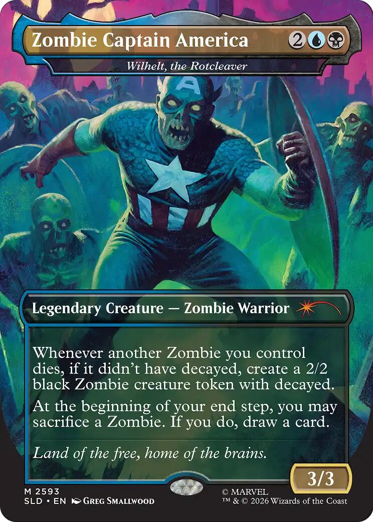 Zombie Captain America - Wilhelt, the Rotcleaver [Secret Lair Drop Series] | Lots Moore NSW