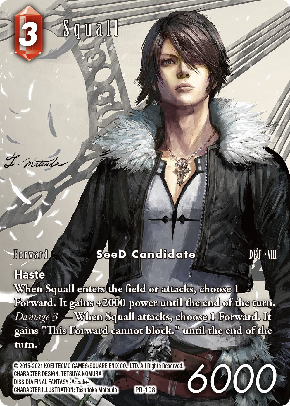 Squall (Full Art) (Deck Exclusive) [Promo Cards] | Lots Moore NSW
