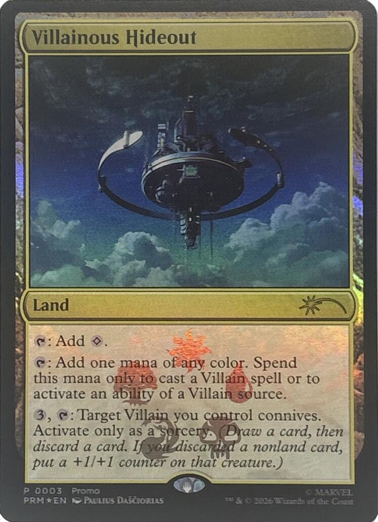 Villainous Hideout [Marvel Super Heroes Promos] | Lots Moore NSW
