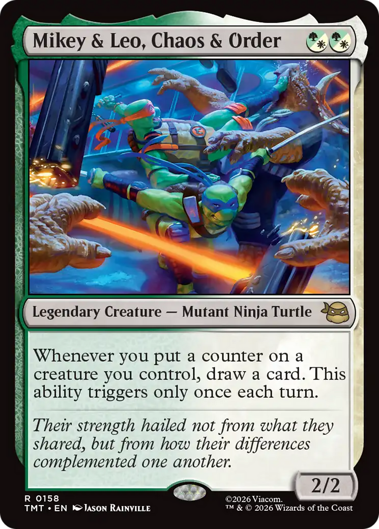Mikey & Leo, Chaos & Order [Teenage Mutant Ninja Turtles] | Lots Moore NSW