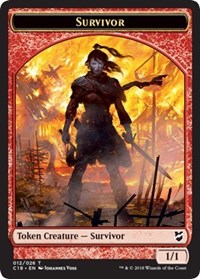 Survivor // Myr (023) Double-Sided Token [Commander 2018 Tokens] | Lots Moore NSW