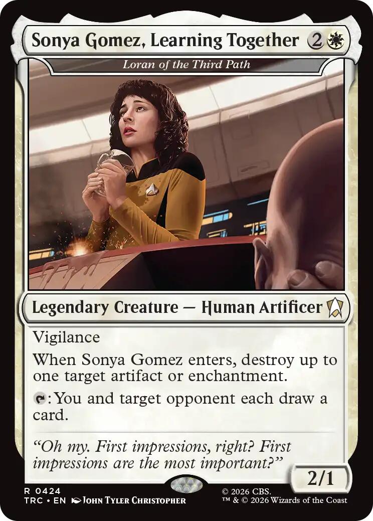 Sonya Gomez, Learning Together - Loran of the Third Path (Surge Foil) [Star Trek Commander] | Lots Moore NSW