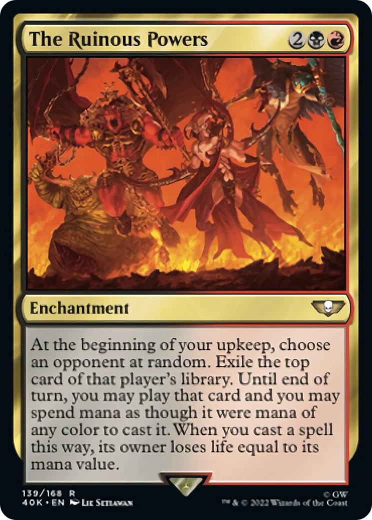The Ruinous Powers (Surge Foil) [Warhammer 40,000] | Lots Moore NSW