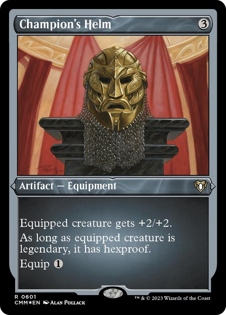 Champion's Helm (Foil Etched) [Commander Masters] | Lots Moore NSW