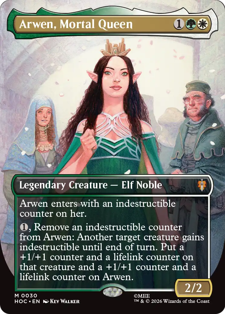Arwen, Mortal Queen (Borderless) [The Hobbit: Eternal-Legal] | Lots Moore NSW