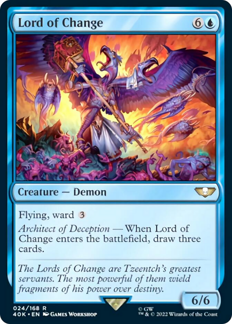 Lord of Change (Surge Foil) [Warhammer 40,000] | Lots Moore NSW