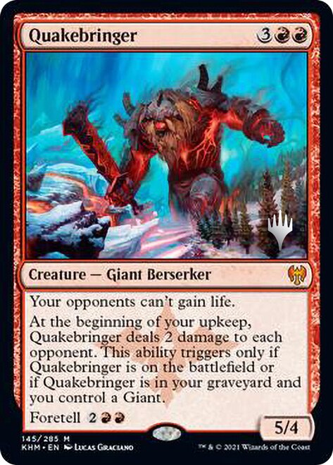 Quakebringer (Promo Pack) [Kaldheim Promos] | Lots Moore NSW