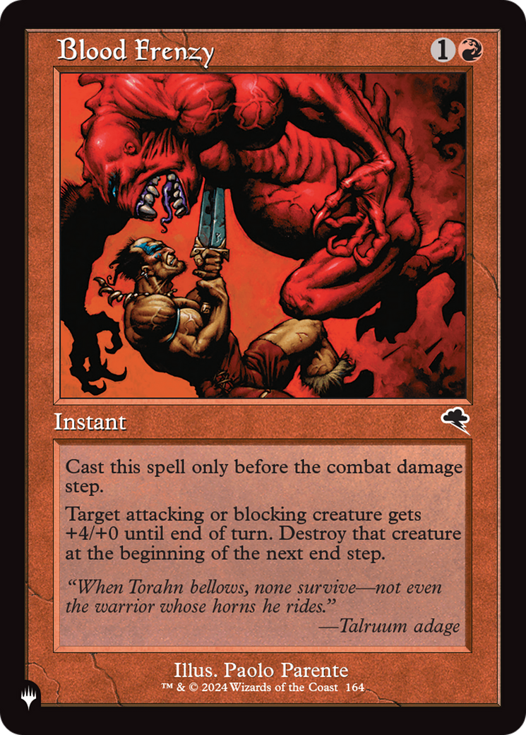 Blood Frenzy [The List] | Lots Moore NSW