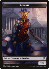 Human Soldier // Zombie Double-Sided Token [Theros Beyond Death Tokens] | Lots Moore NSW