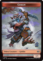 Dog // Goblin Double-Sided Token [Tarkir: Dragonstorm Commander Tokens] | Lots Moore NSW
