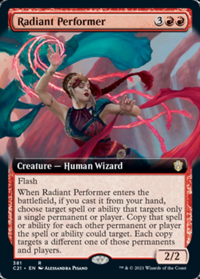 Radiant Performer (Extended Art) [Commander 2021] | Lots Moore NSW