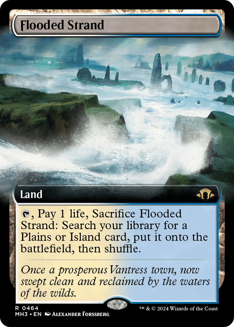 Flooded Strand (Extended Art) [Modern Horizons 3] | Lots Moore NSW