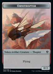 Bird (002) // Ornithopter Double-Sided Token [Dominaria United Tokens] | Lots Moore NSW