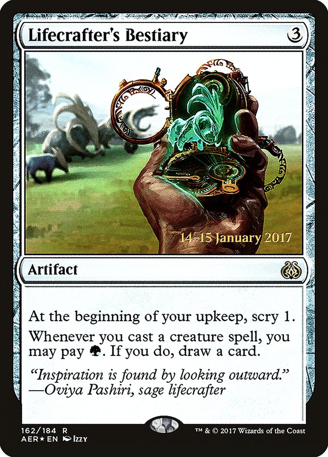 Lifecrafter's Bestiary [Aether Revolt Prerelease Promos] | Lots Moore NSW