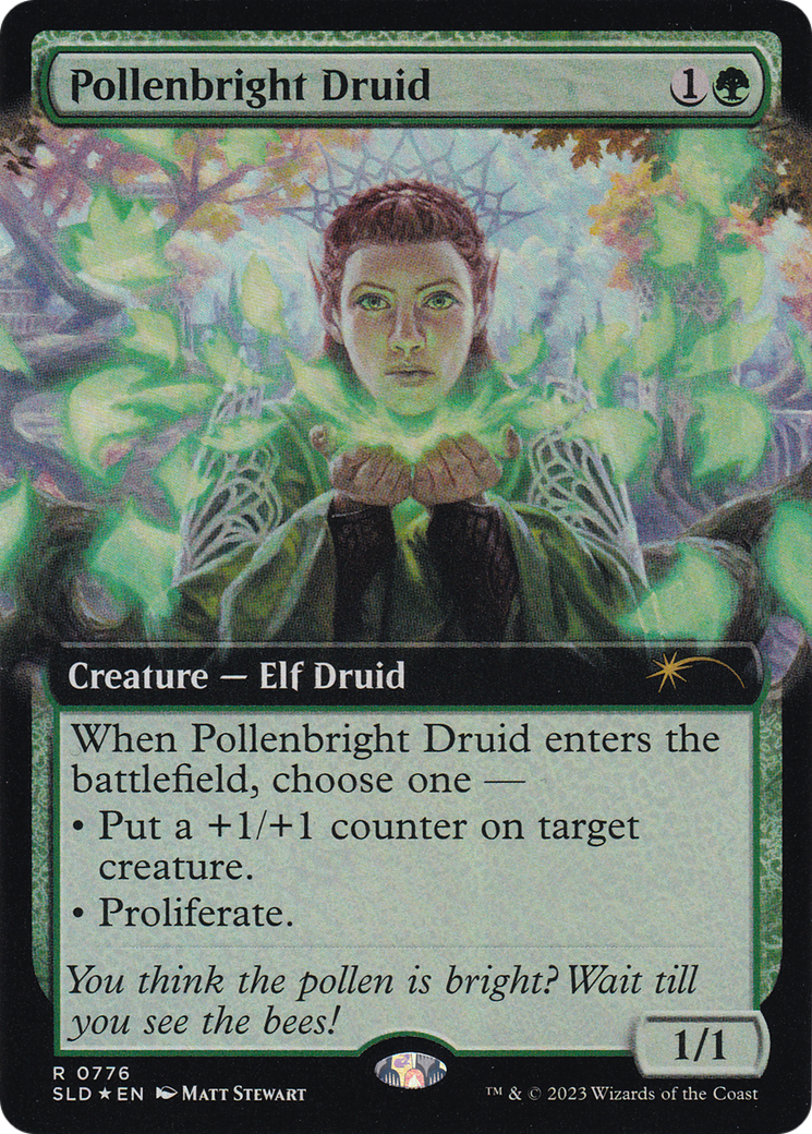 Pollenbright Druid (Extended Art) [Secret Lair Drop Series] | Lots Moore NSW