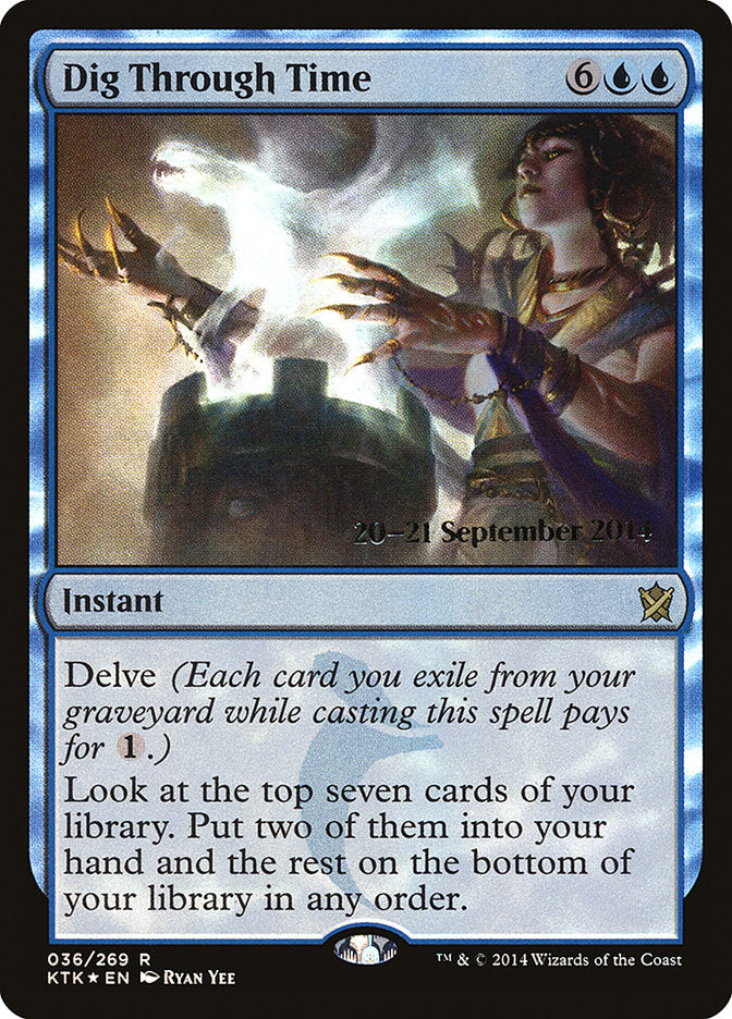 Dig Through Time [Khans of Tarkir Prerelease Promos] | Lots Moore NSW
