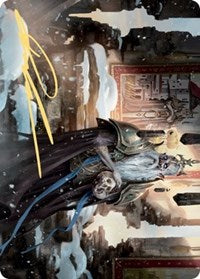 Narfi, Betrayer King Art Card (Gold-Stamped Signature) [Kaldheim Art Series] | Lots Moore NSW
