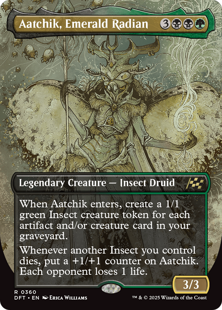Aatchik, Emerald Radian (Borderless) [Aetherdrift] | Lots Moore NSW