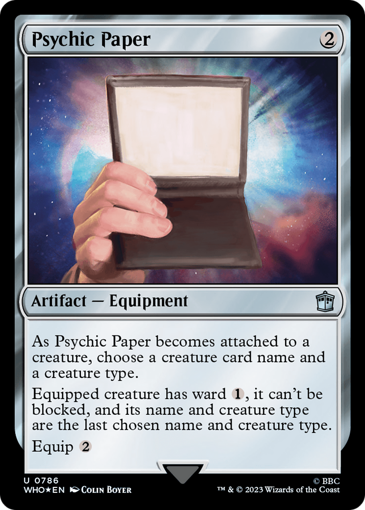 Psychic Paper (Surge Foil) [Doctor Who] | Lots Moore NSW
