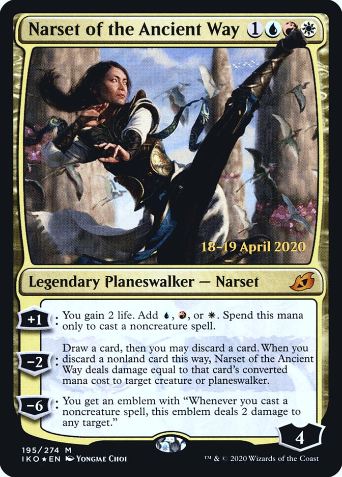Narset of the Ancient Way [Ikoria: Lair of Behemoths Prerelease Promos] | Lots Moore NSW