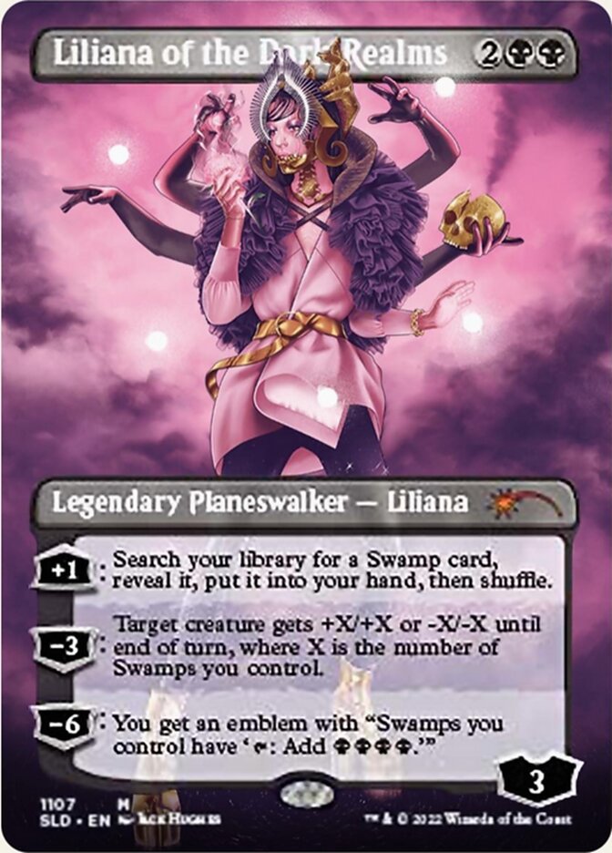 Liliana of the Dark Realms (Borderless) [Secret Lair Drop Series] | Lots Moore NSW