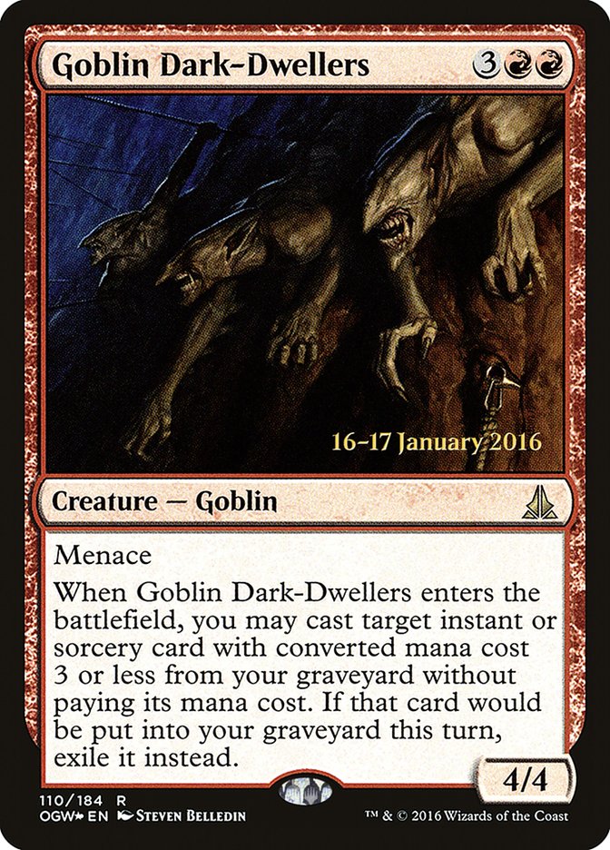 Goblin Dark-Dwellers [Oath of the Gatewatch Prerelease Promos] | Lots Moore NSW