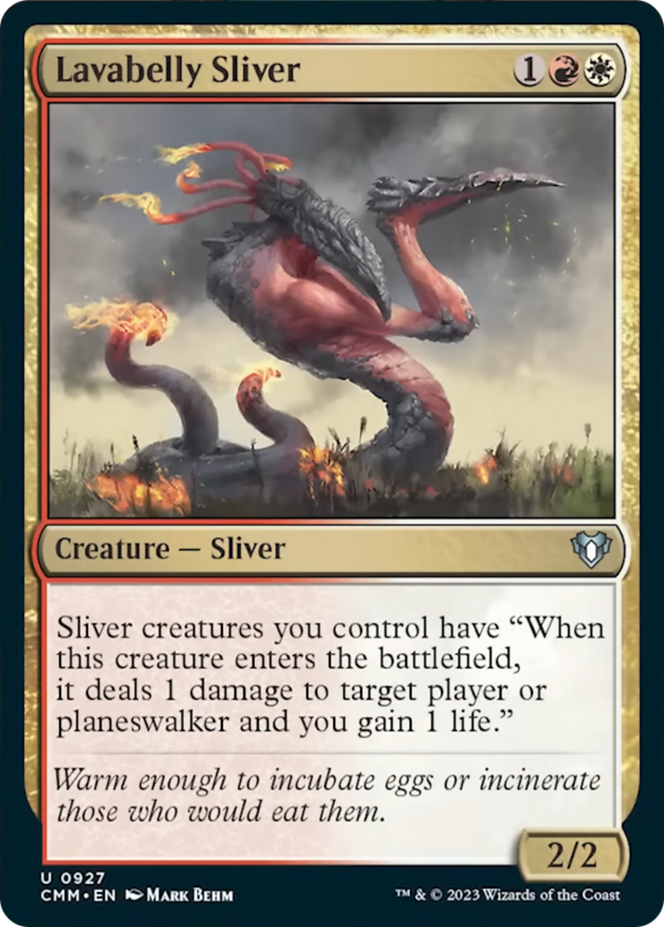 Lavabelly Sliver [Commander Masters] | Lots Moore NSW