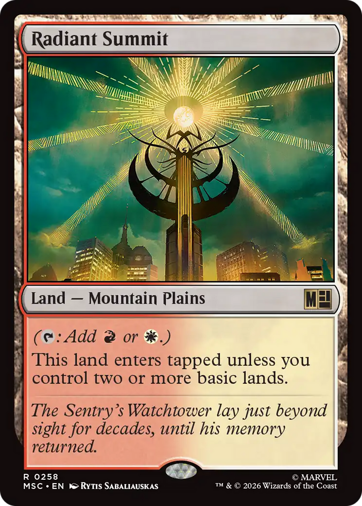 Radiant Summit [Marvel Super Heroes Commander] | Lots Moore NSW