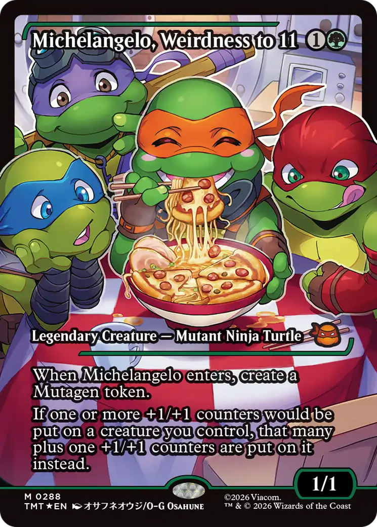 Michelangelo, Weirdness to 11 (Showcase) [Teenage Mutant Ninja Turtles] | Lots Moore NSW