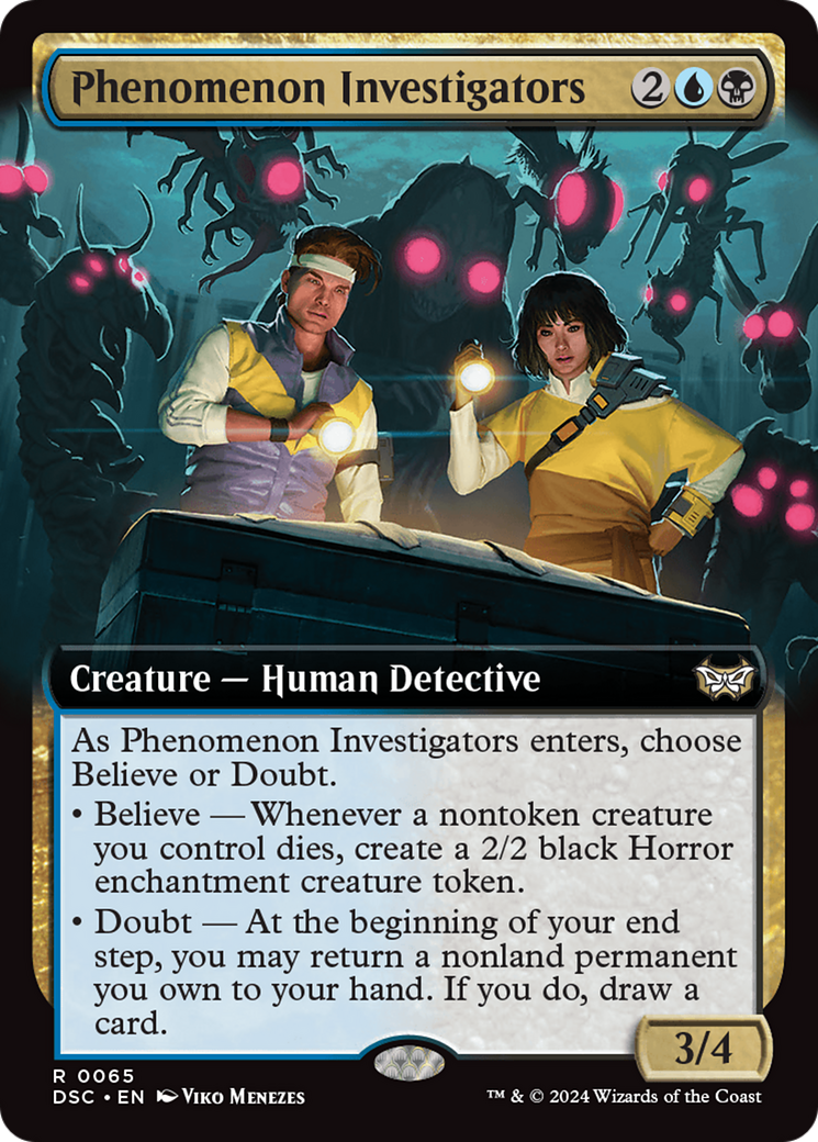 Phenomenon Investigators (Extended Art) [Duskmourn: House of Horror Commander] | Lots Moore NSW