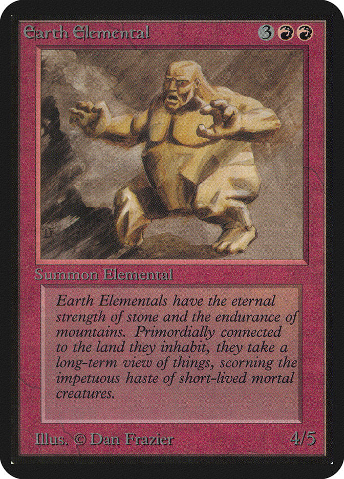 Earth Elemental [Alpha Edition] | Lots Moore NSW