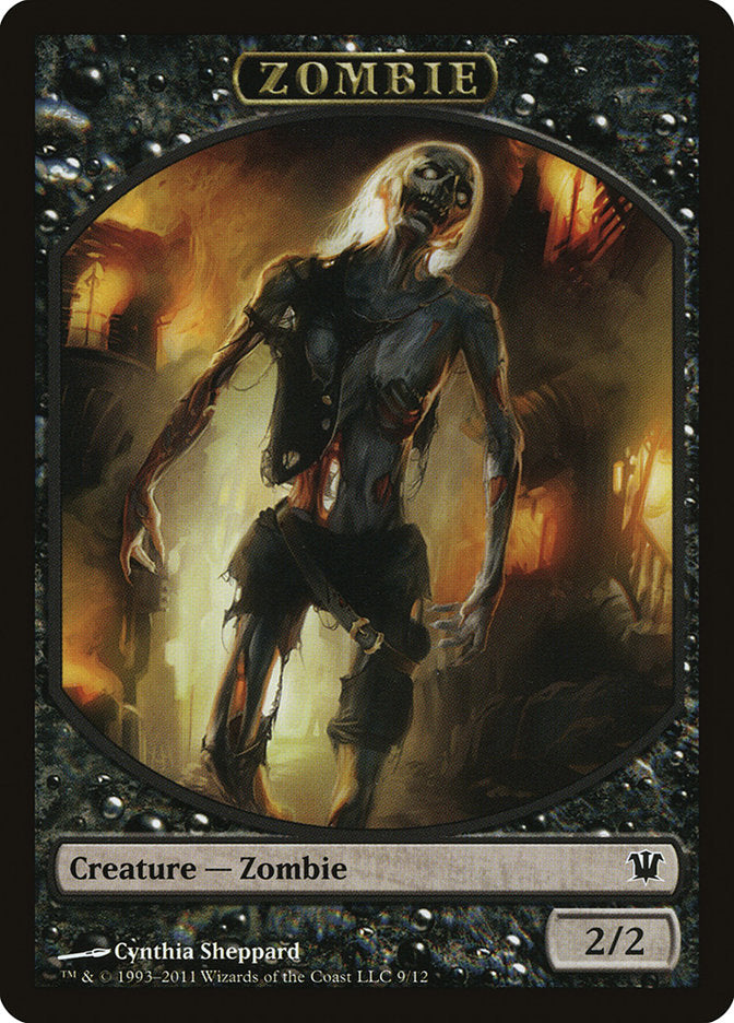 Zombie Token (9/12) [Innistrad Tokens] | Lots Moore NSW