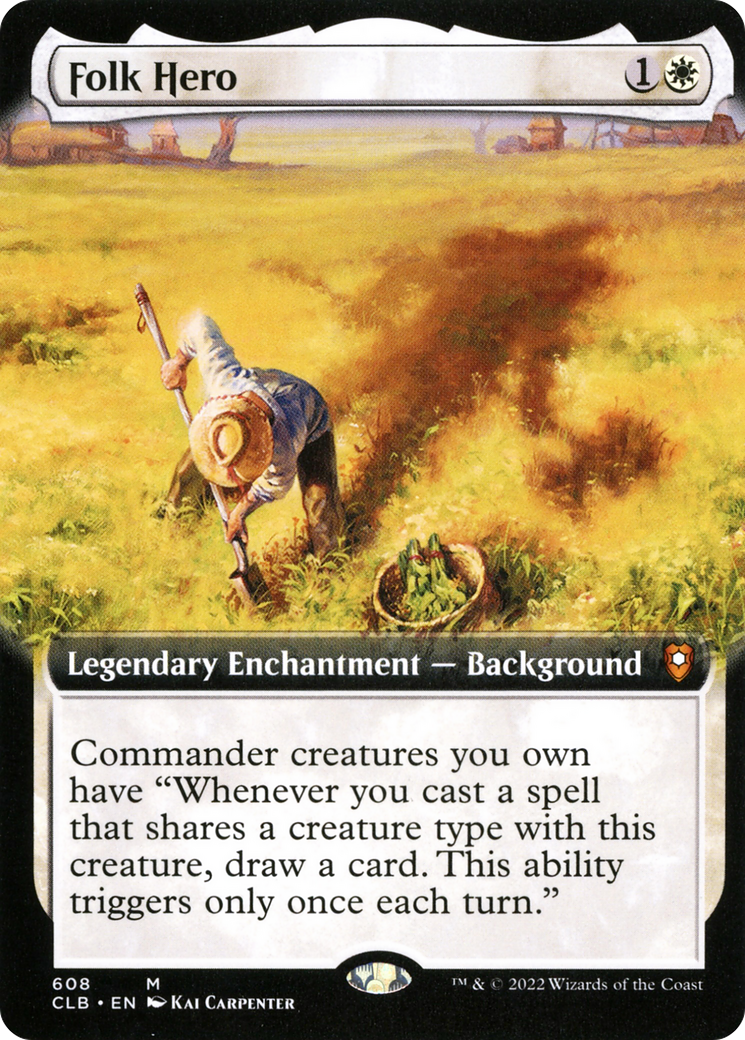 Folk Hero (Surge Foil) [Marvel Super Heroes Commander] | Lots Moore NSW