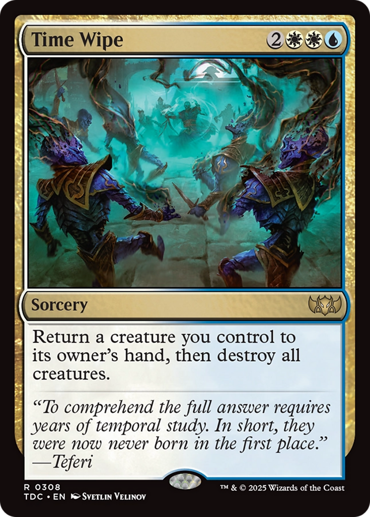Time Wipe [Tarkir: Dragonstorm Commander] | Lots Moore NSW