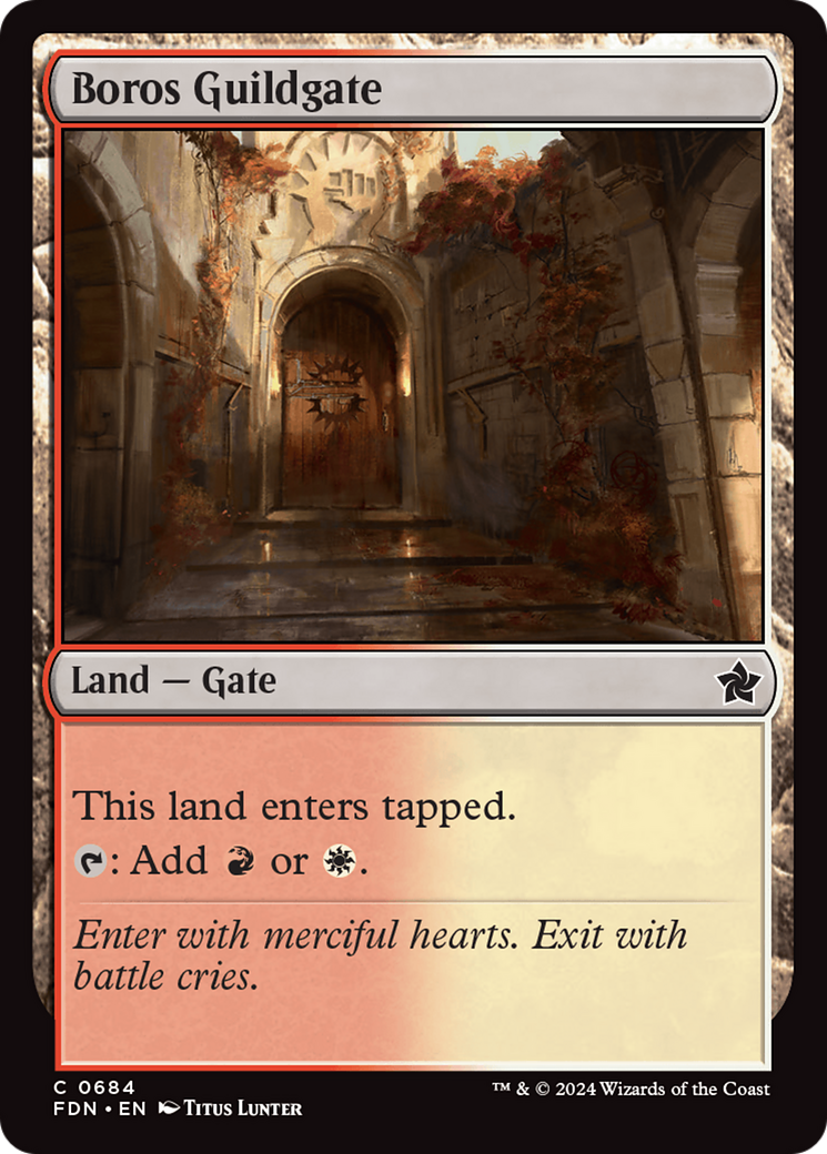 Boros Guildgate [Foundations] | Lots Moore NSW