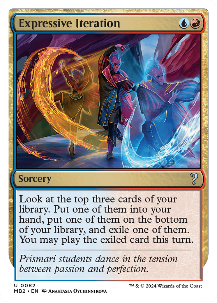 Expressive Iteration (White Border) [Mystery Booster 2] | Lots Moore NSW