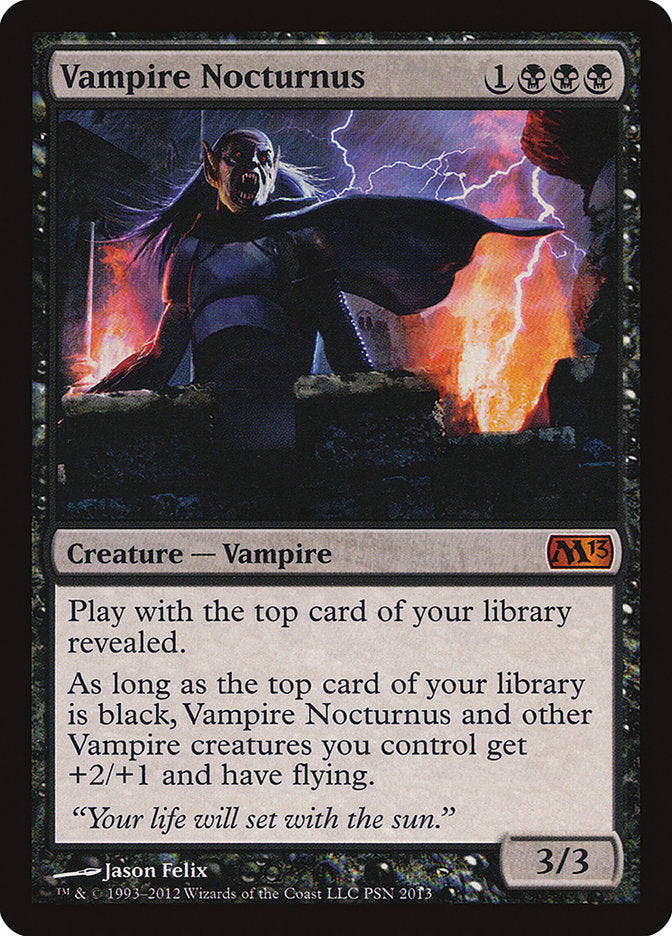 Vampire Nocturnus (Duels of the Planeswalkers Promos) [Duels of the Planeswalkers Promos 2012] | Lots Moore NSW