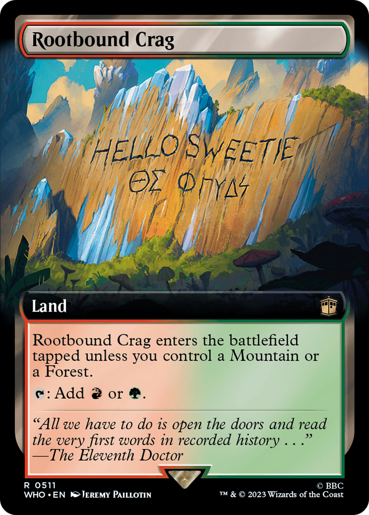 Rootbound Crag (Extended Art) [Doctor Who] | Lots Moore NSW