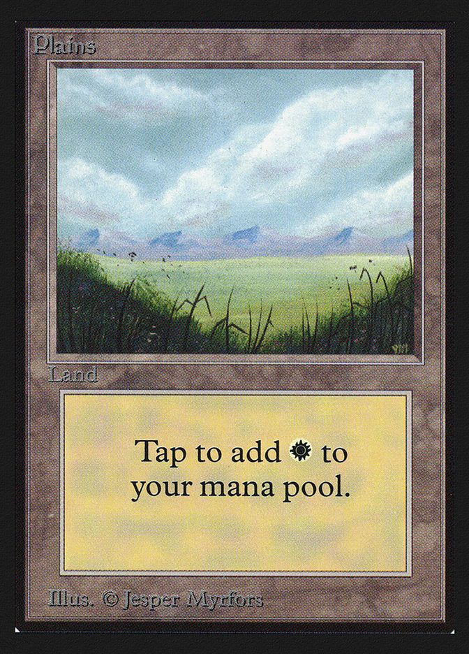 Plains (No Trees / Signature on Right) [Collectors' Edition] | Lots Moore NSW