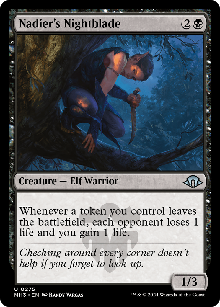 Nadier's Nightblade [Modern Horizons 3] | Lots Moore NSW