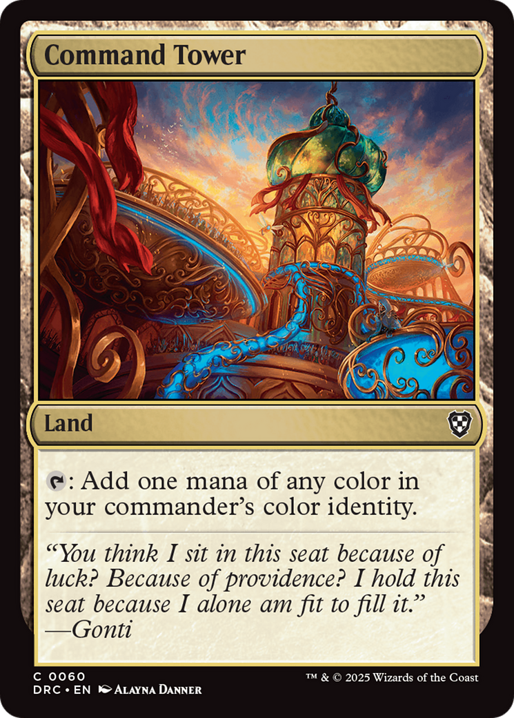 Command Tower (0060) [Aetherdrift Commander] | Lots Moore NSW