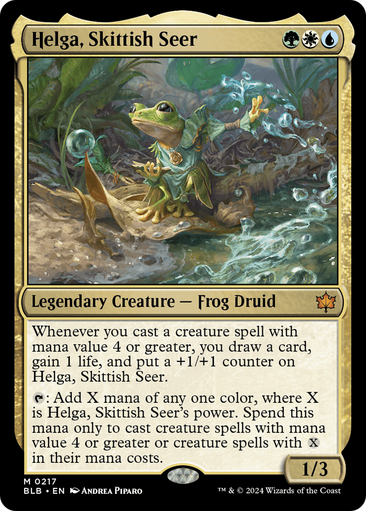 Helga, Skittish Seer [Bloomburrow] | Lots Moore NSW