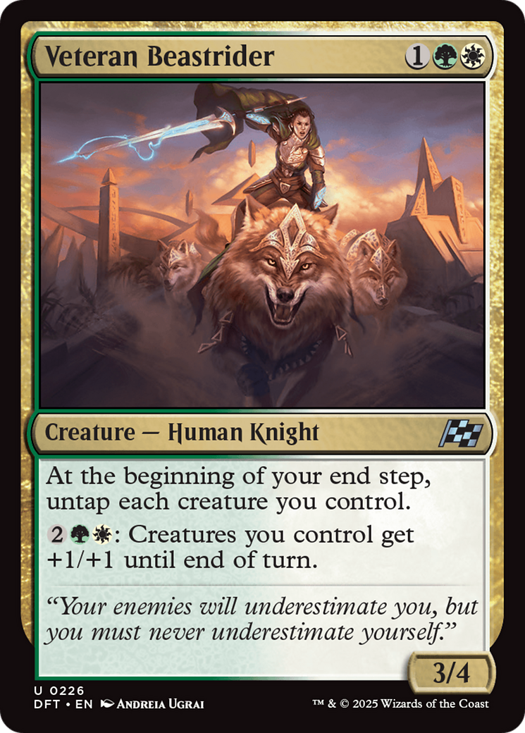 Veteran Beastrider [Aetherdrift] | Lots Moore NSW