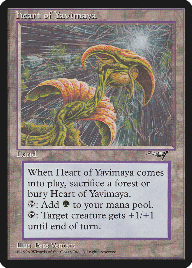 Heart of Yavimaya [Alliances] | Lots Moore NSW