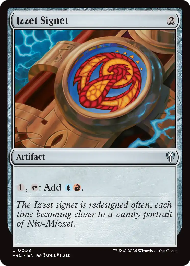 Izzet Signet [Reality Fracture Commander] | Lots Moore NSW