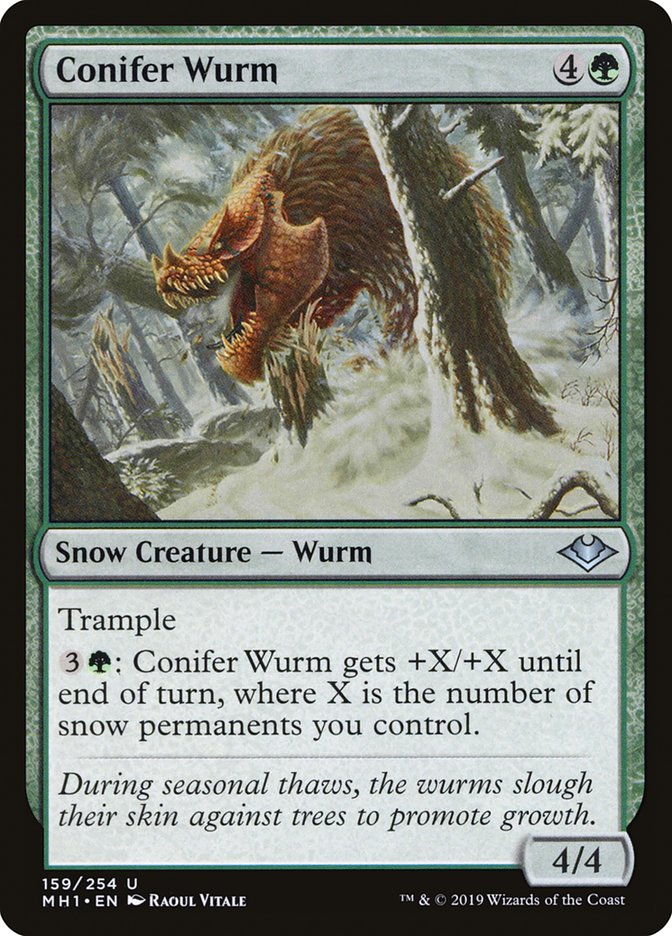 Conifer Wurm [Modern Horizons] | Lots Moore NSW