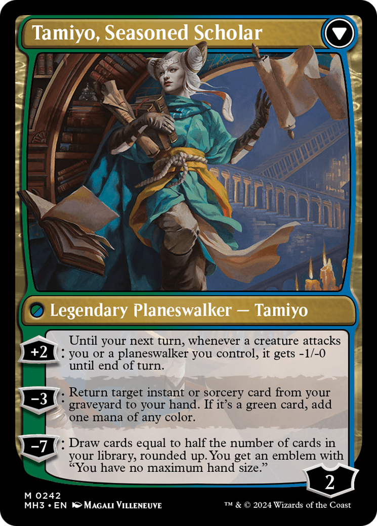 Tamiyo, Inquisitive Student // Tamiyo, Seasoned Scholar [Modern Horizons 3] | Lots Moore NSW